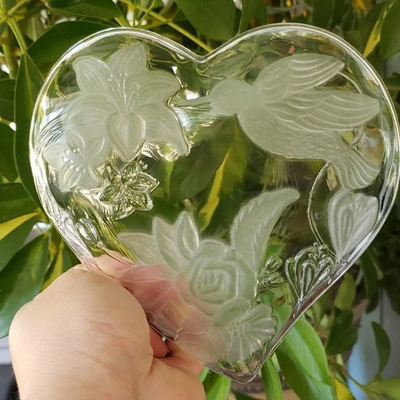 Hummingbird Trinket Dish Hummingbird Plate - Picture 1 of 10